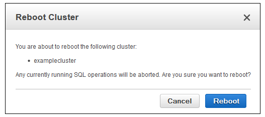Reboot Cluster